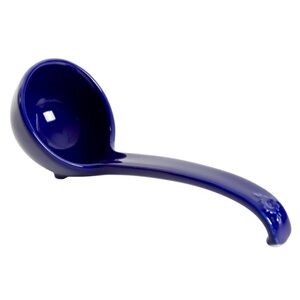 Pioneer Woman Frontier Rose Cobalt Blue Ladle Soup New
